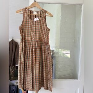 Beaton Linen Gathered Dress